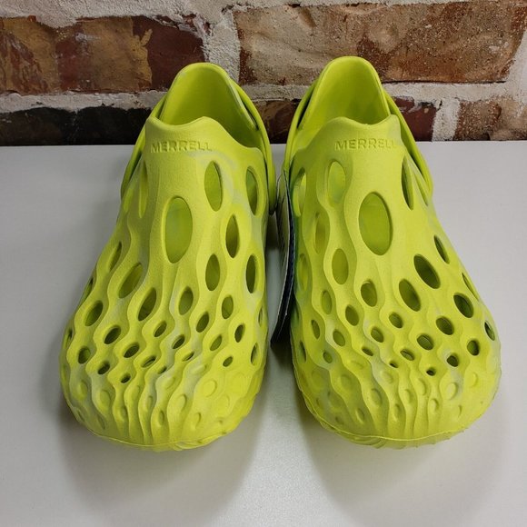 Merrell Womens Hydro Moc Pomelo Water croc shoes Size 9 volt Yellow NEW! - Picture 2 of 9